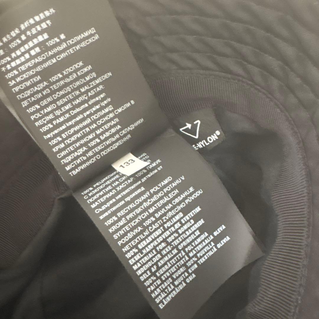 PRADA ナイロン バケットハット ブラック Sサイズ