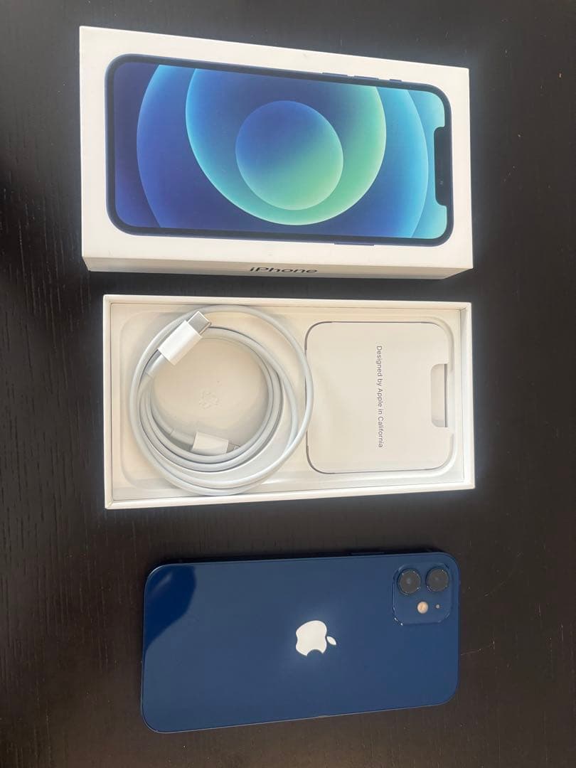 iphone12 128GB 青　箱付き
