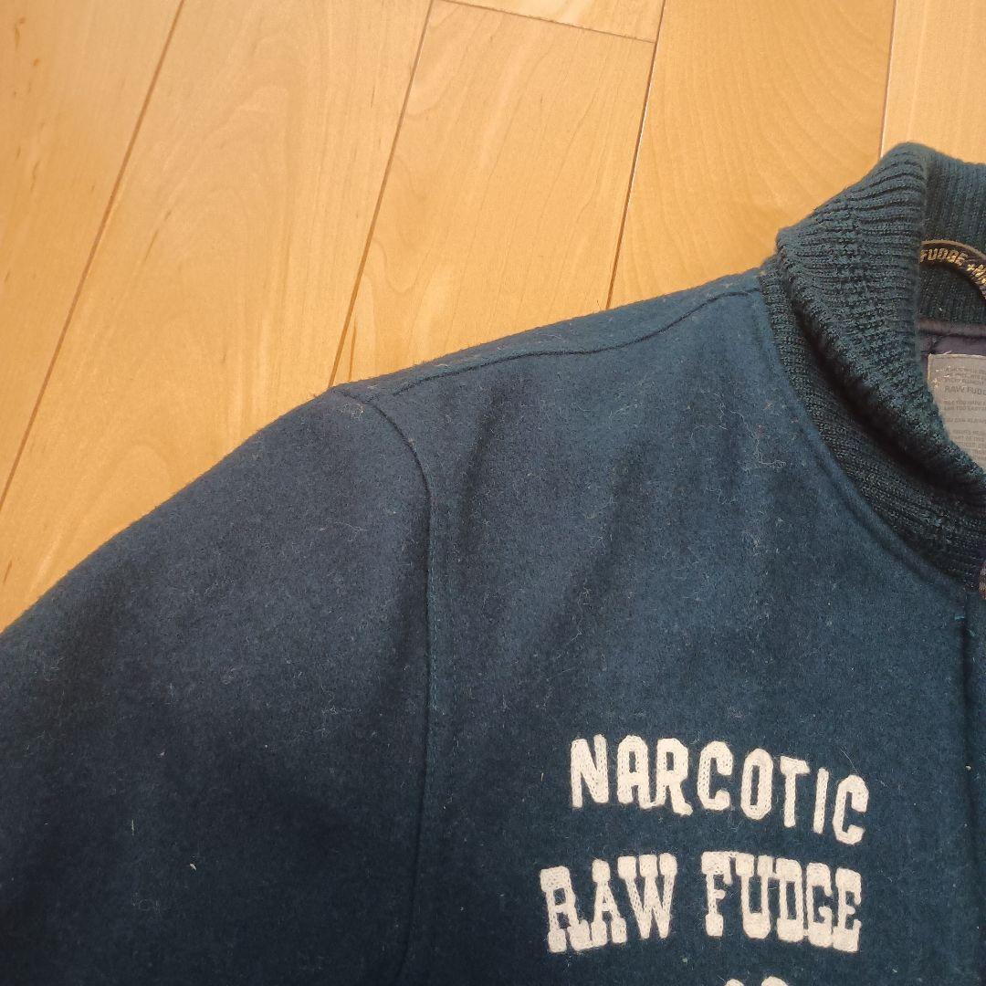 iLA+RAW FUDGE+NARCOTIC スタジャン ネイビー