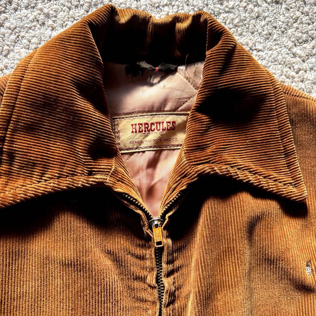 【40s】 HERCULES コーデュロイ ジャケット タケノコ