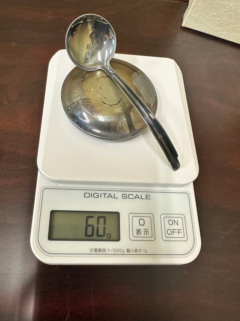 容器とスプーンセット 純銀　60g