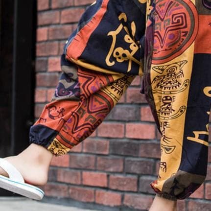 新品 サルエルパンツ アラジンパンツ フリーサイズで メンズレディース可