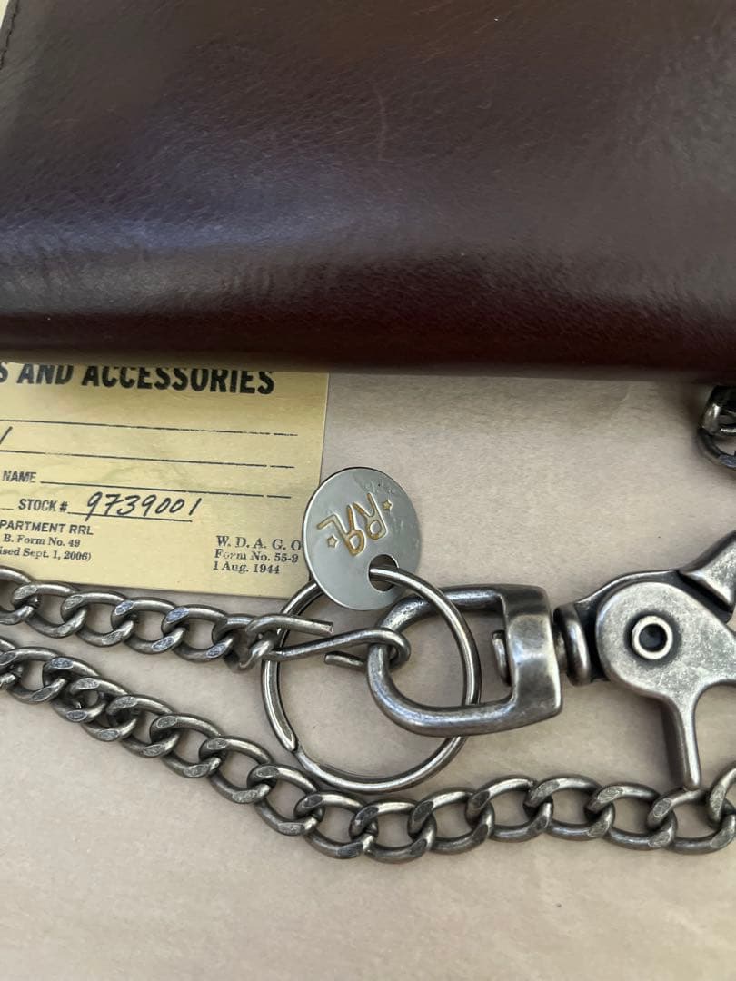 RRL コンチョレザー ウォレット