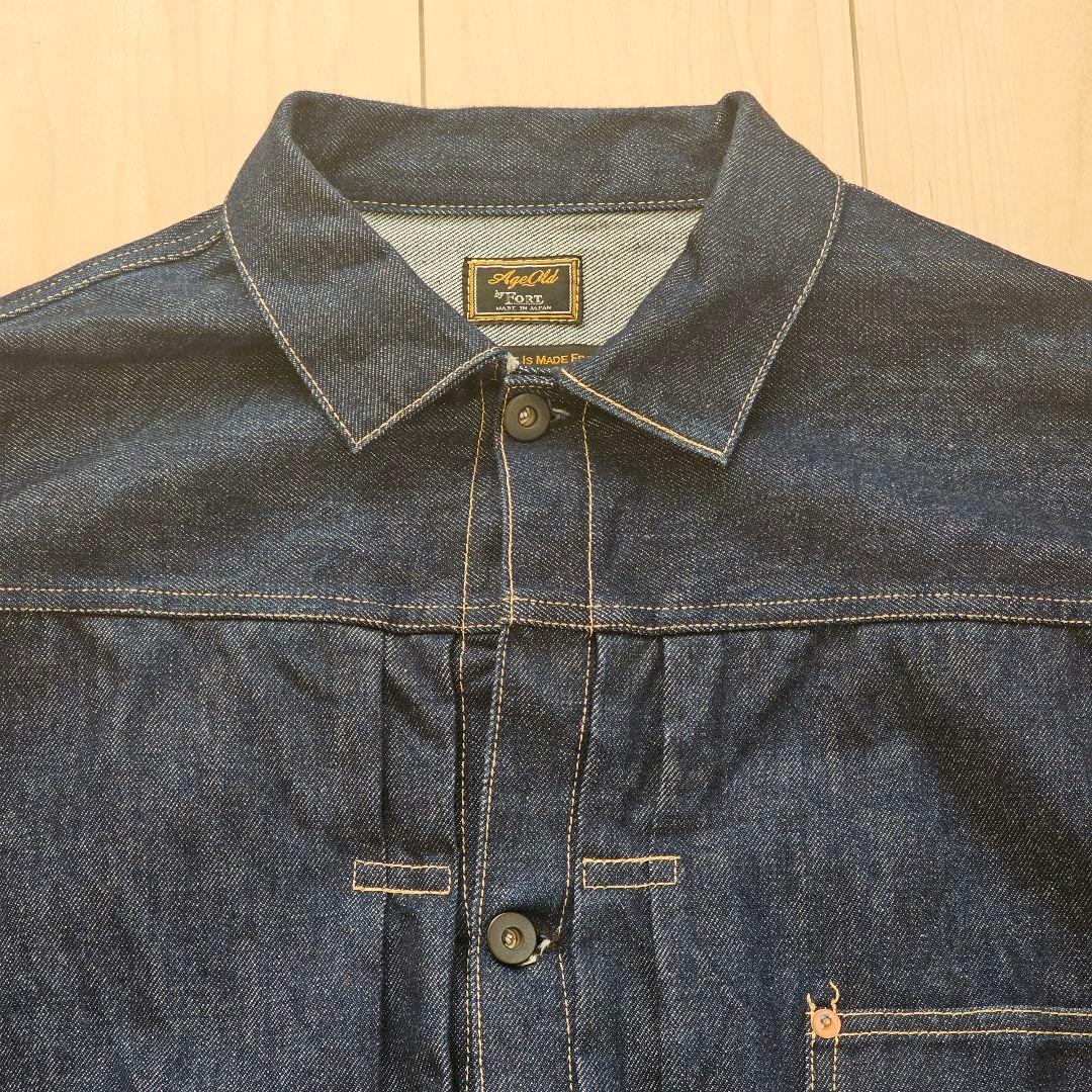 大戦 Gジャン コーンデニム デッドストック生地 L T-BACK仕様