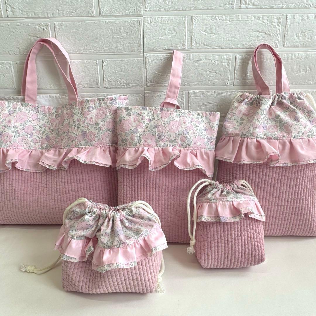 ⭐︎♪　リバティ　レッスンバック　体操服袋　上履き袋　巾着袋　オーダー