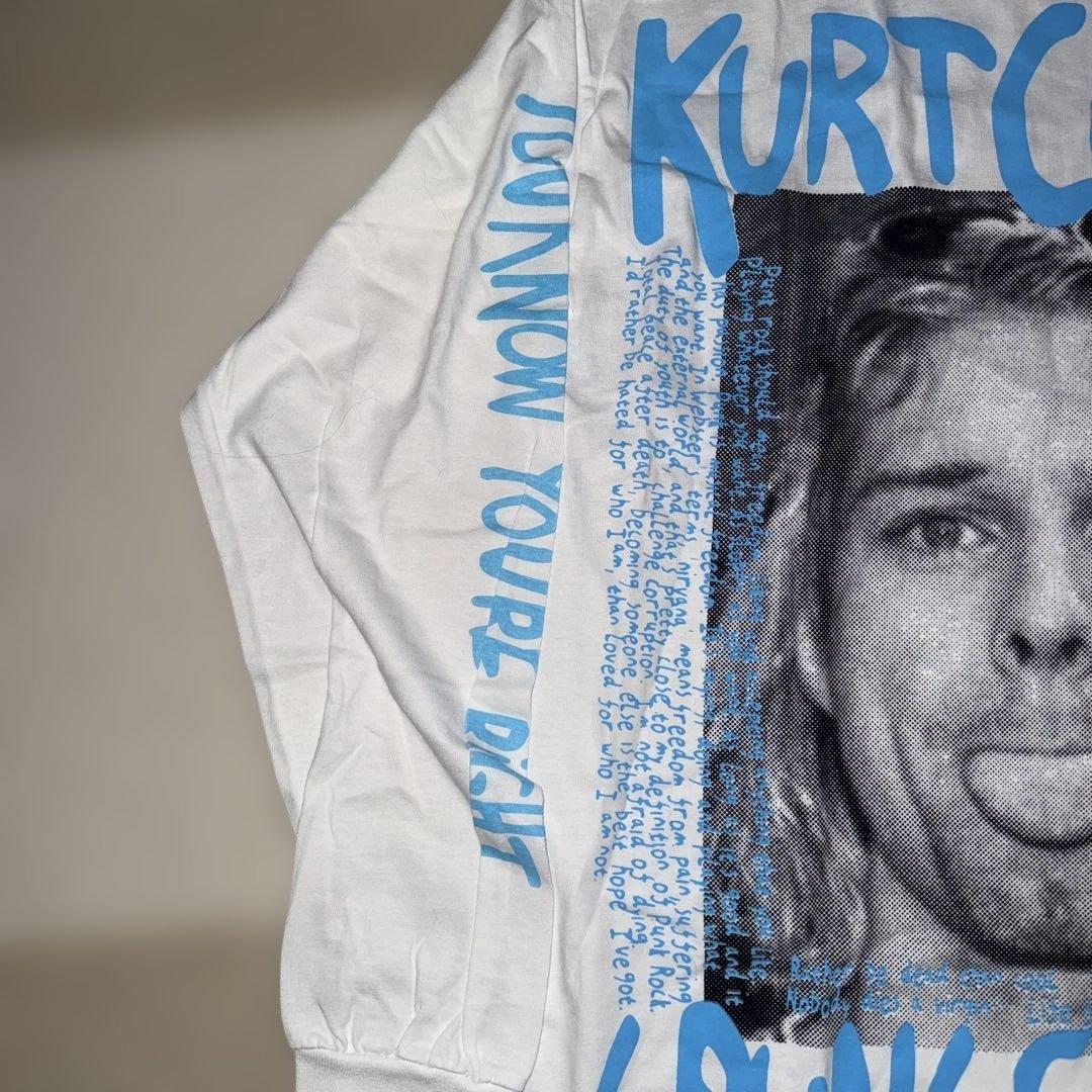 k*3様 ブルースウェバー風　カートコバーン　ロングスリーブ　Tシャツ