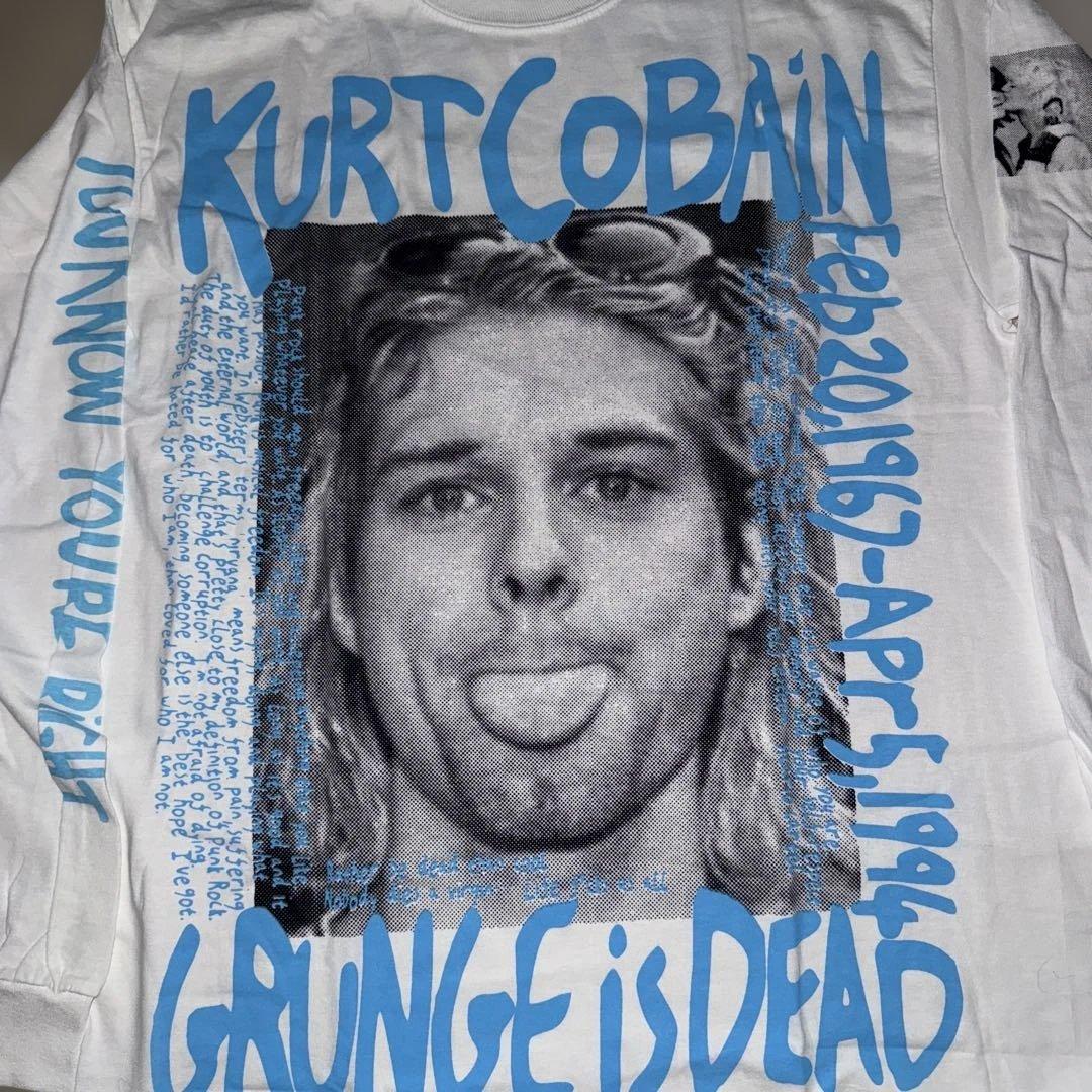 k*3様 ブルースウェバー風　カートコバーン　ロングスリーブ　Tシャツ