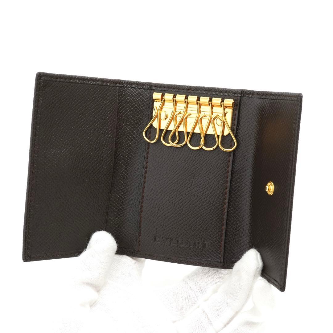 ✨新品未使用・箱付き✨　BVLGARI キーケース　ロゴマニア　クラシコ　6連