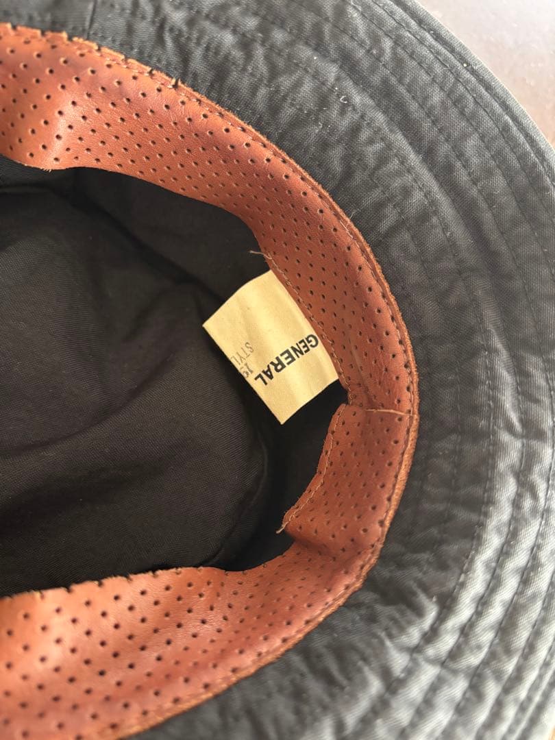 ジェネラルリサーチ　パラサイトポケット　ハット　ポークパイ　ブラック