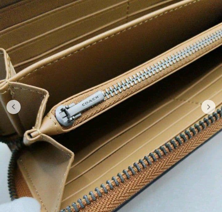 新品未使用コーチ長財布ホース&キャリッジオレンジブラウンレディースメンズ送料無料