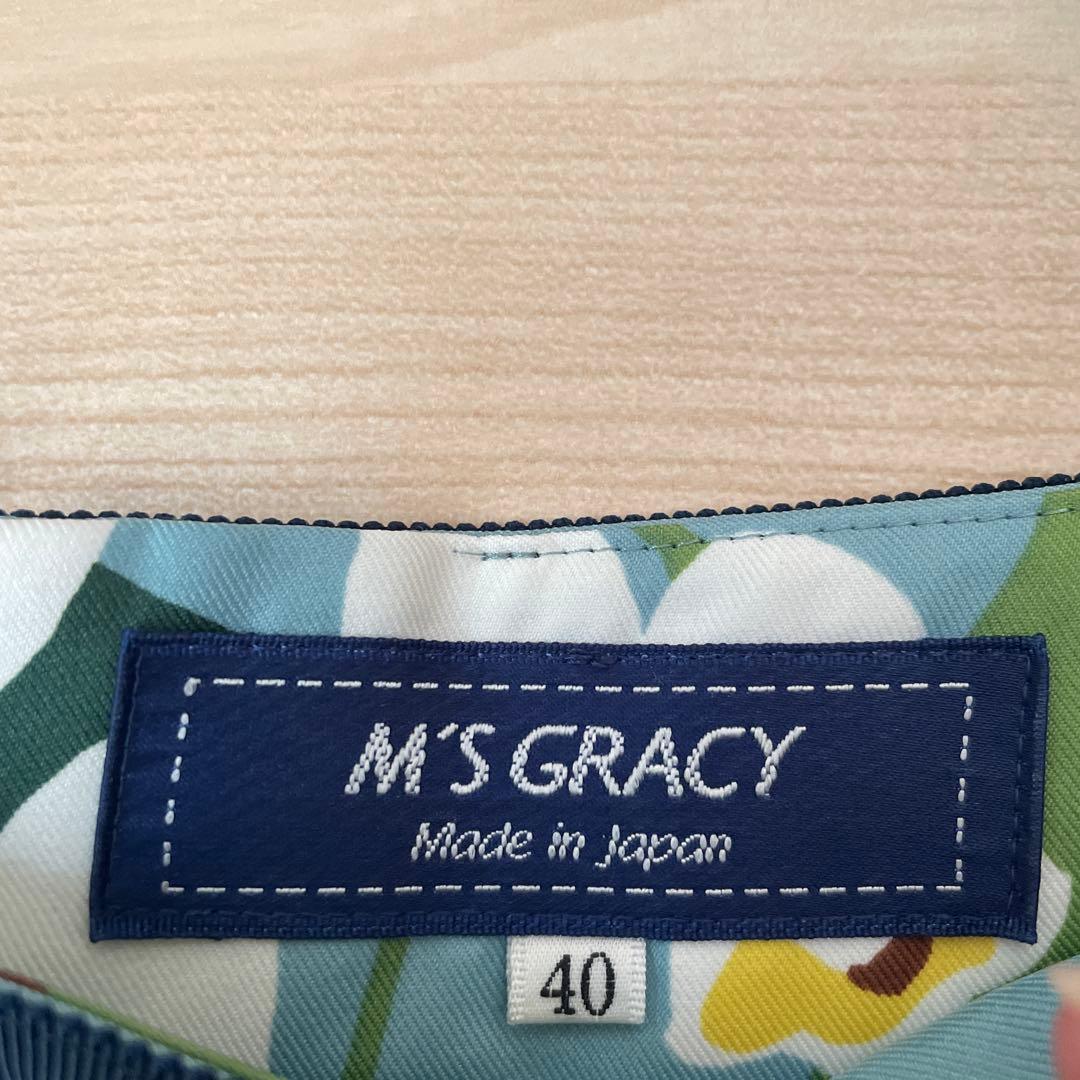 M'S GRACY カタログ掲載 花柄ワンピース サイズ40