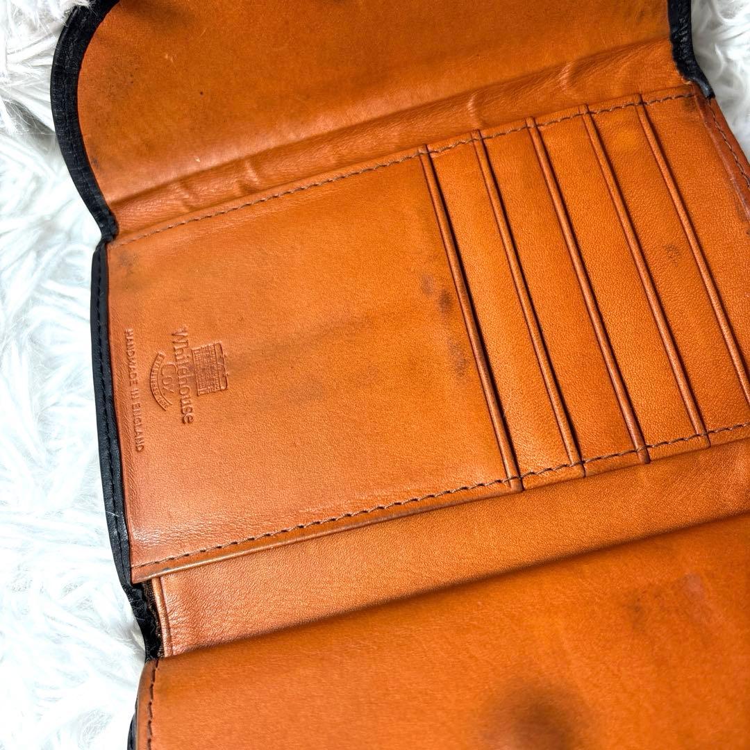 ホワイトハウスコックス　ブライドルレザー　革　三つ折り財布　ウォレット