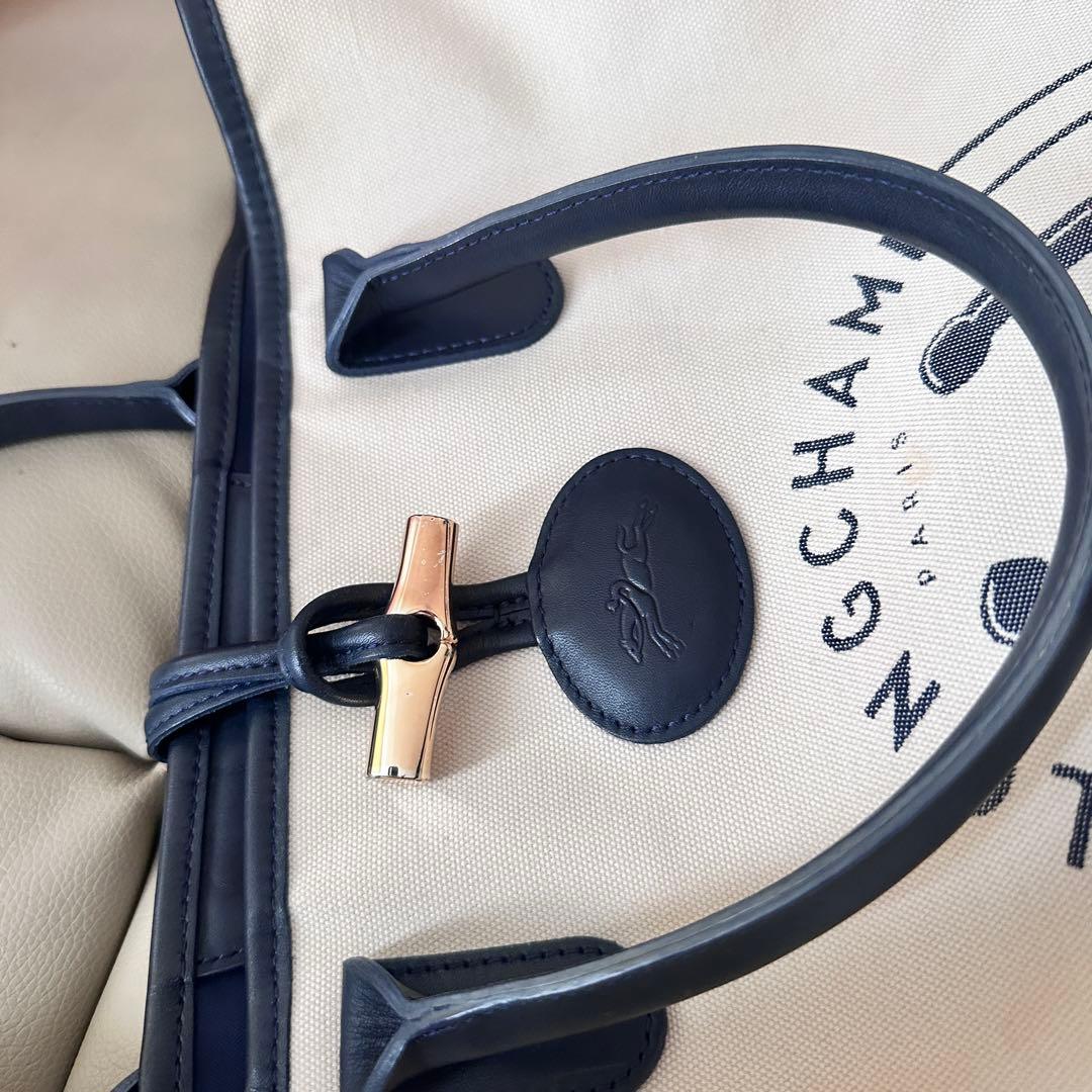 LONGCHAMP ロンシャン ロゾ キャンバス トートバッグ