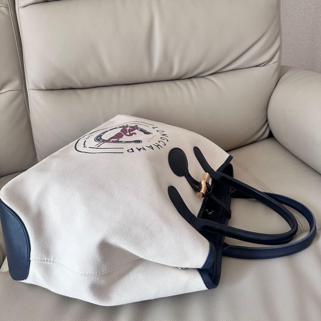 LONGCHAMP ロンシャン ロゾ キャンバス トートバッグ