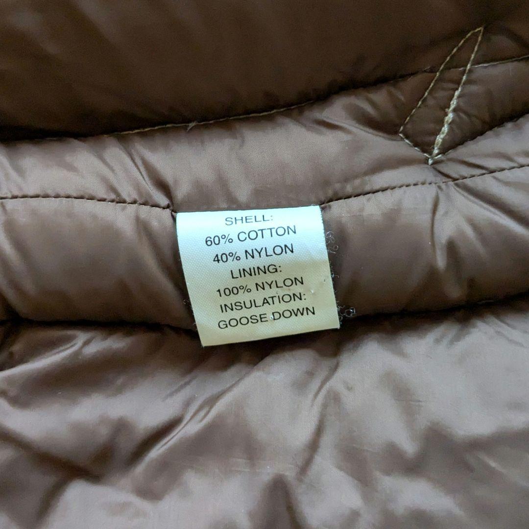 【クレセントダウンワークス】ダウンベスト（サイズ∶S／ベージュ・ブラウン）