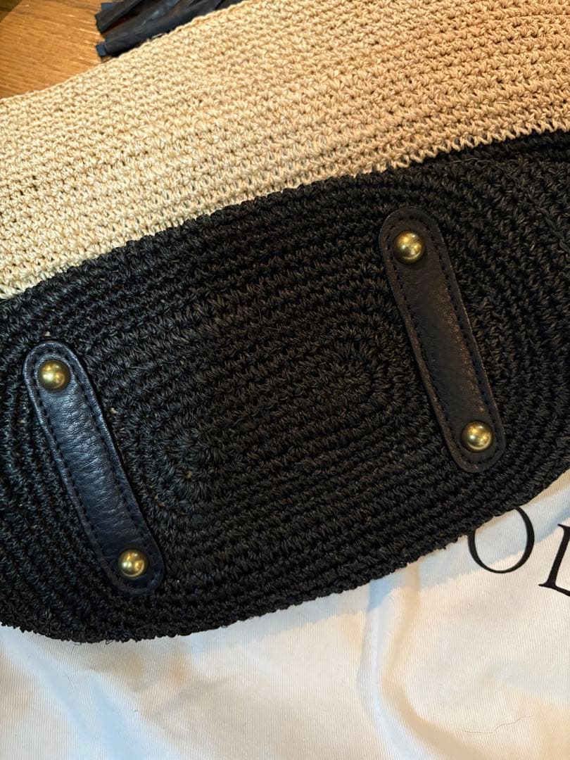 予約品　VIOLA d'ORO 新品未使用　編み込みデザイン バッグ