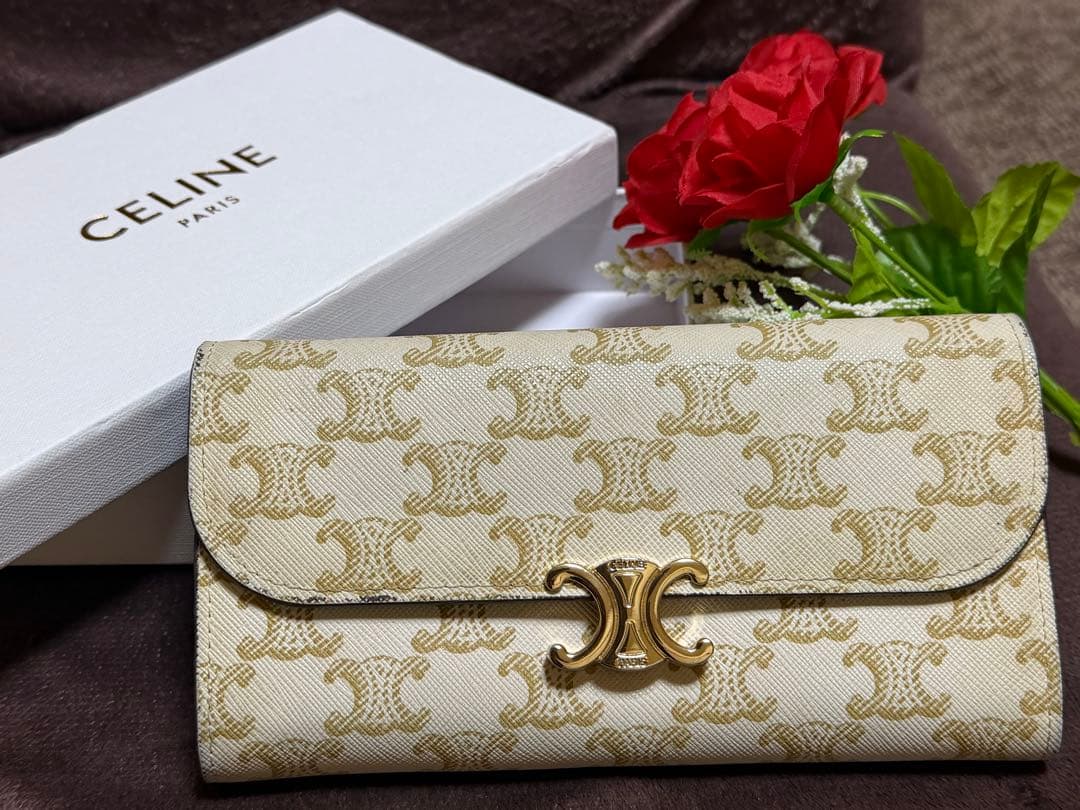 ✨CELINE✨【セリーヌ】長財布/トリオンフ　（※付属品あり）