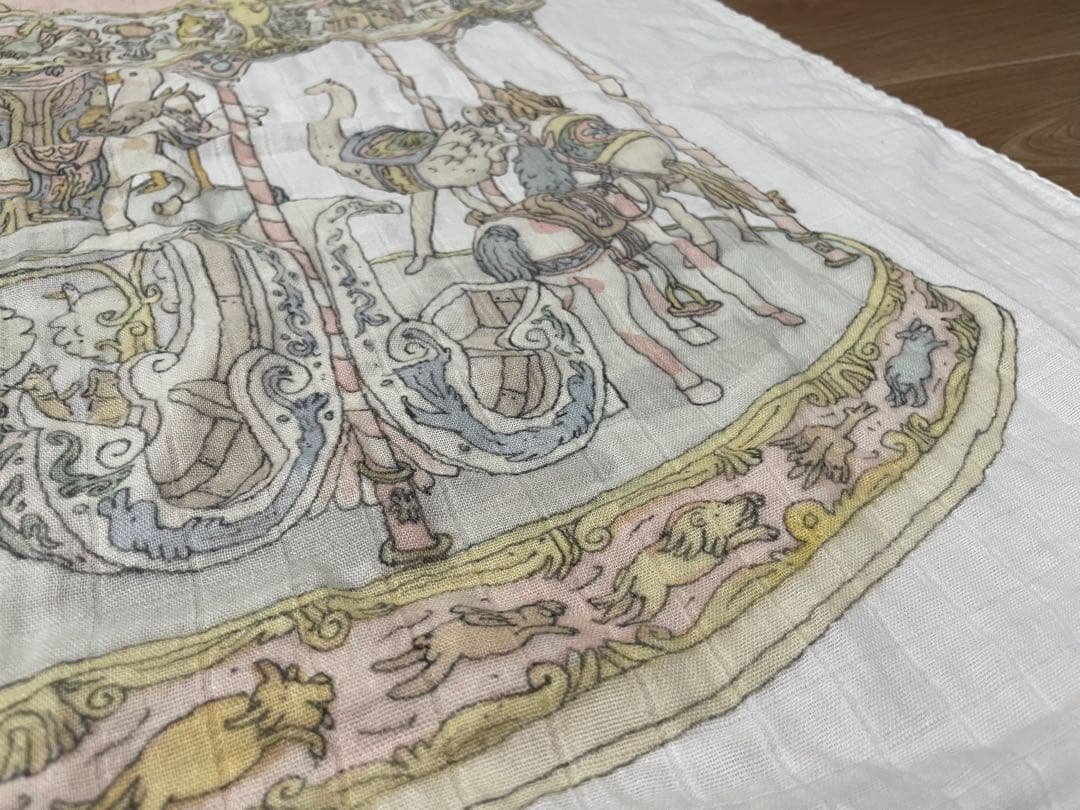 ゆ*ま様 アトリエシュー　AtelierChoux おくるみ　カルーセル　ブラン