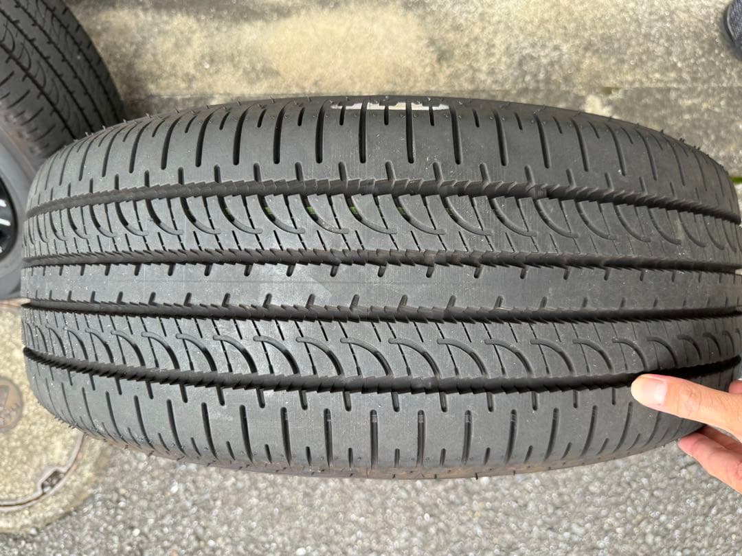 ［美品］三菱デリカD5 純正 タイヤホイール シャモニー ブラックアルミホイール