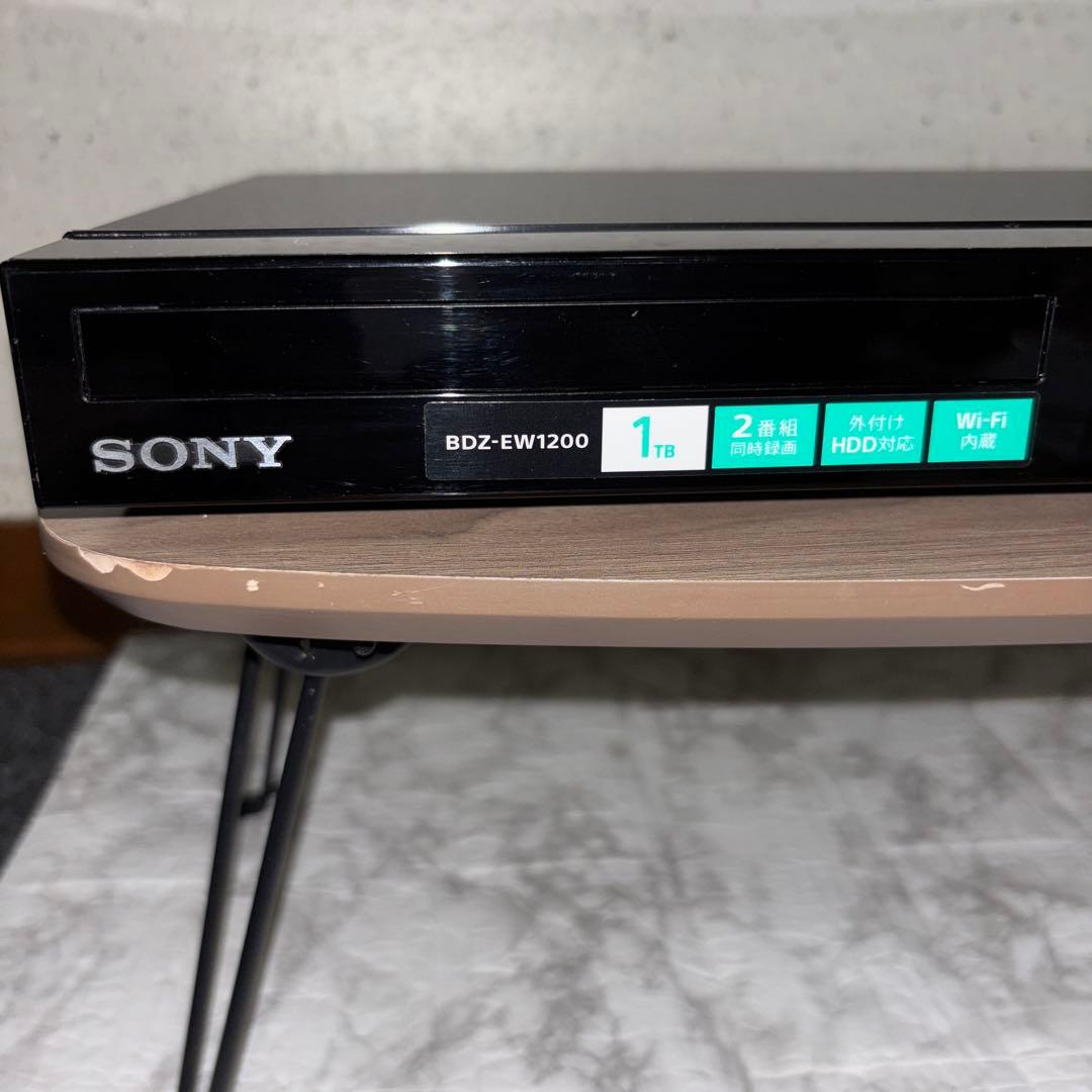 【2015年製】SONY BD/DVDレコーダー　BDZ-EW1200 1TB