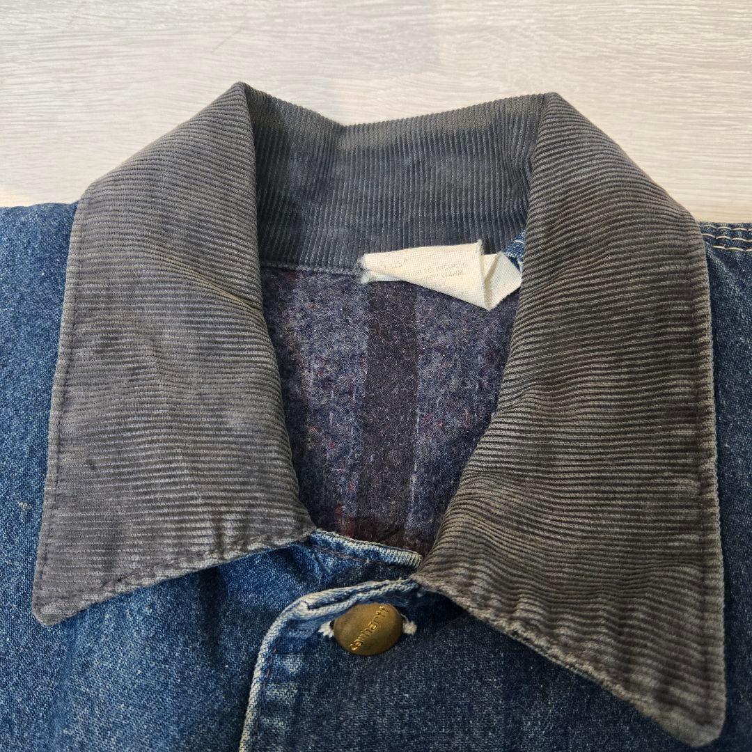 ◎80s Carhartt ミシガンチョアコート ジャケット ye着用 デニム