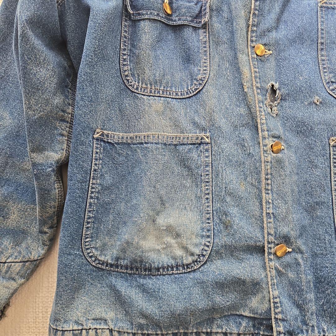 ◎80s Carhartt ミシガンチョアコート ジャケット ye着用 デニム