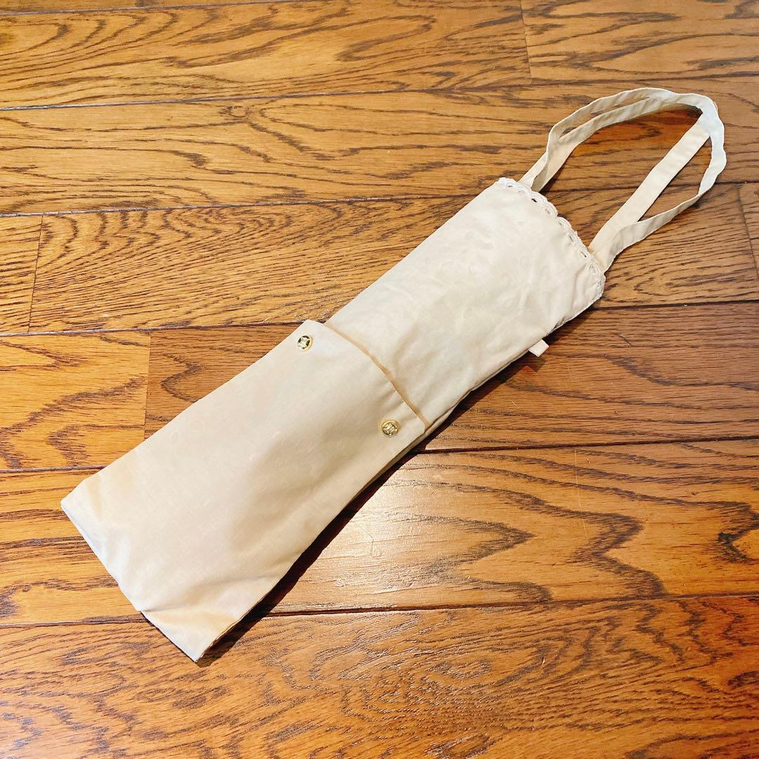 CELINE ベージュ 折りたたみ日傘