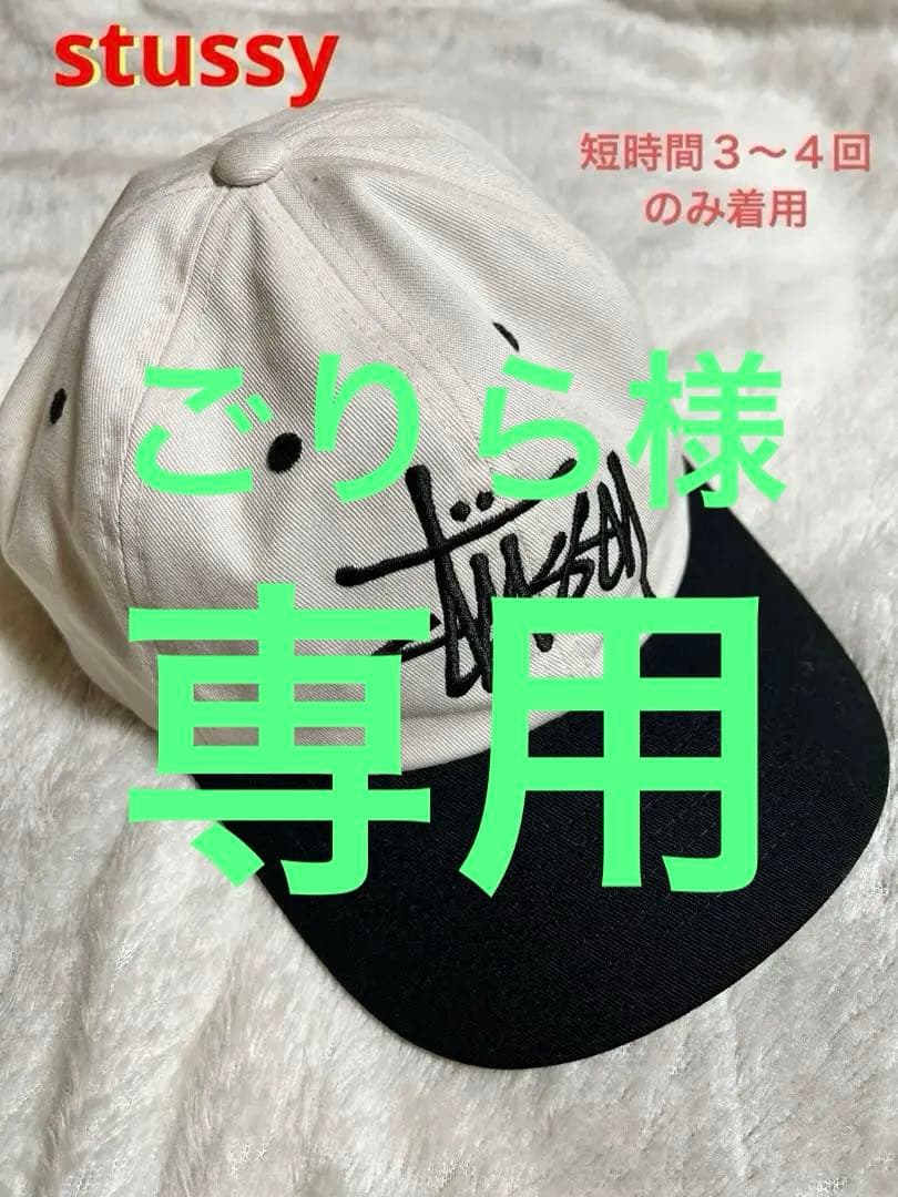 帽子 STUSSY LOW PROFILE BIG BASIC SNAPBACK