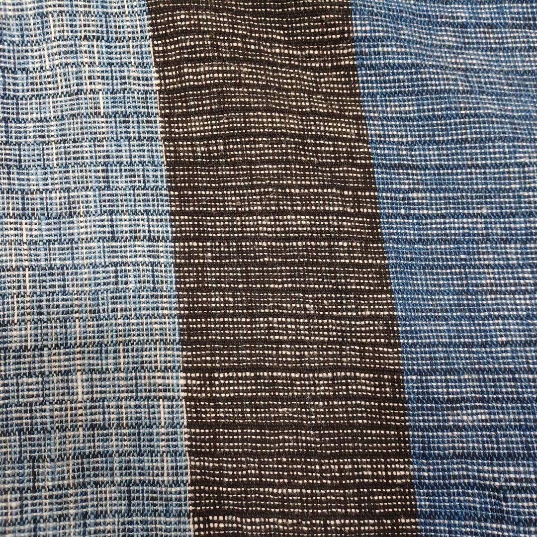 うさとの服　トップス　藍染め　手織り　コットン100%