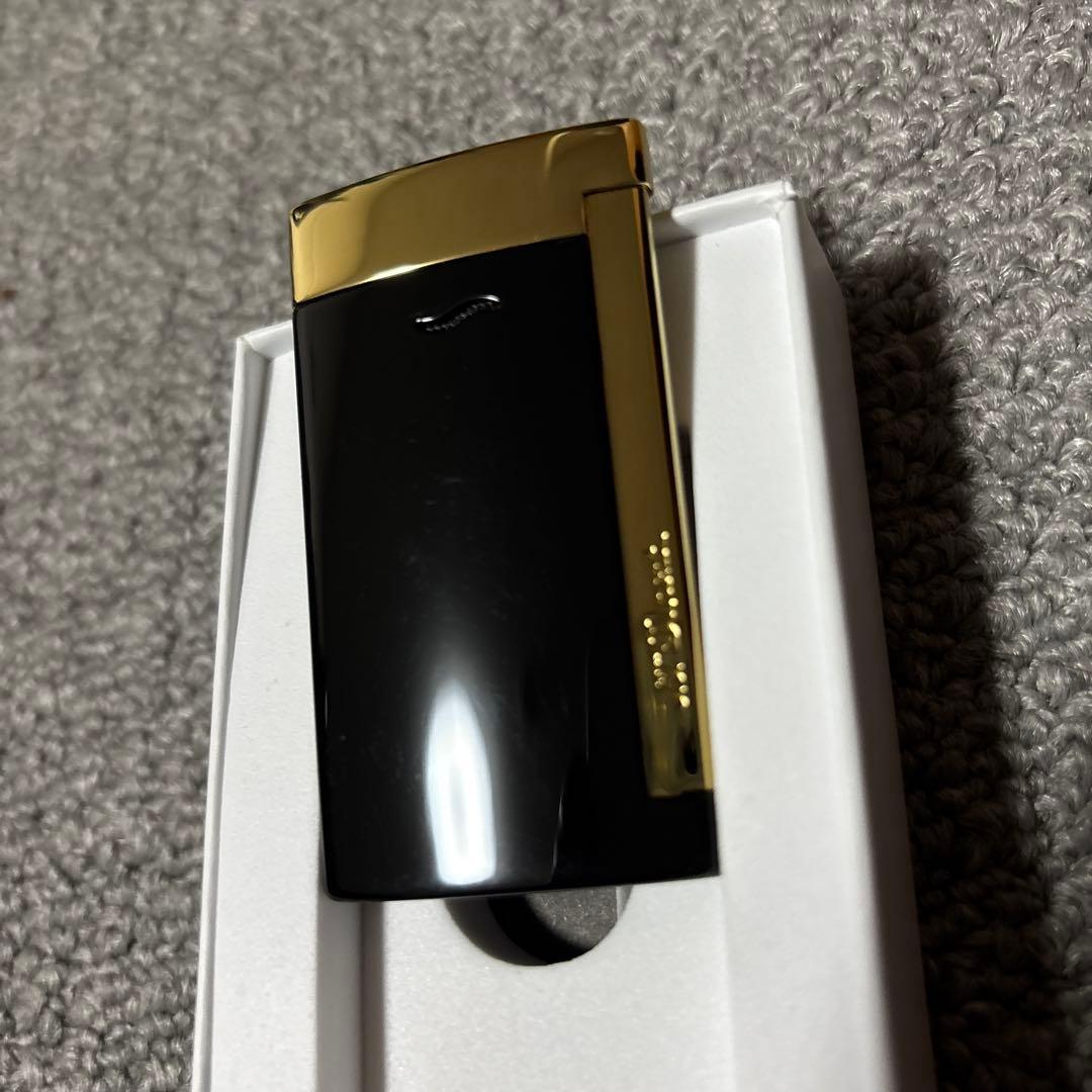 S.T. Dupont マネークリップ ブラック/ゴールド