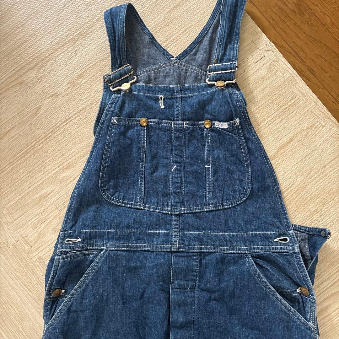 70'S ‼️Vintage Lee デニムオーバーオールmade in USA‼️