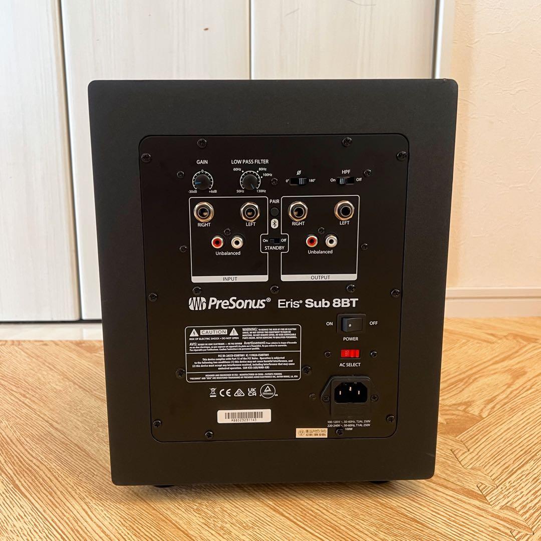【完動美品】PRESONUS プレソナス Eris Sub 8BT サブウーファ