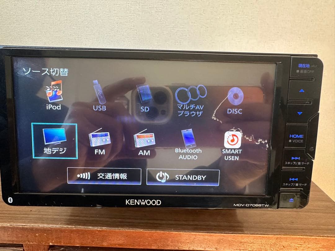 KENWOODナビMDV-D706BTW 7インチ ワイド　Bluetooth