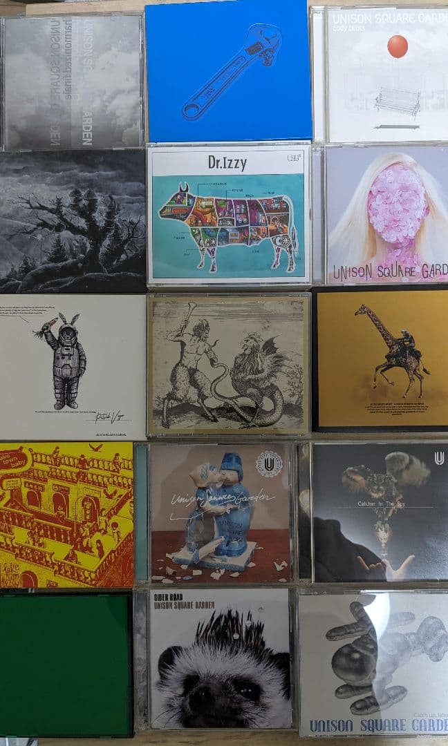 UNISON SQUARE GARDEN CD,DVD,Bluerayまとめ