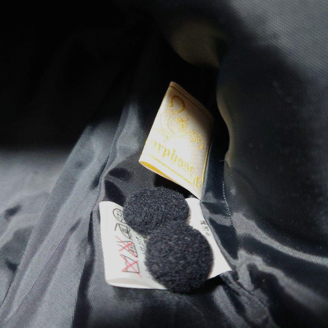 【美品】 メタモルフォーゼ ケープつき コート 黒 morphose