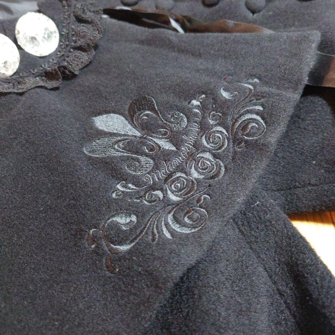 【美品】 メタモルフォーゼ ケープつき コート 黒 morphose