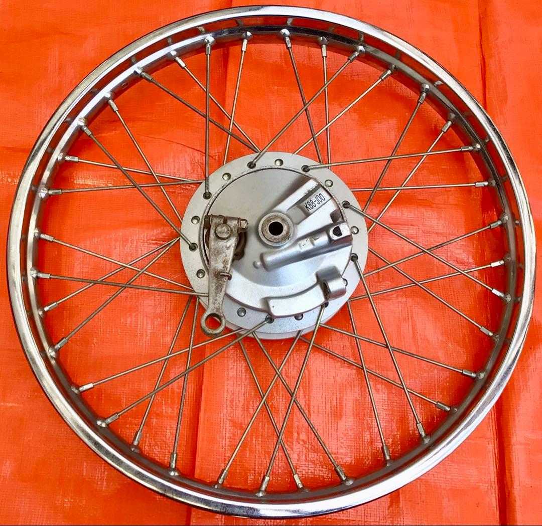 スーパーカブ110(JA44)【フロントホイール】ブレーキパネル付