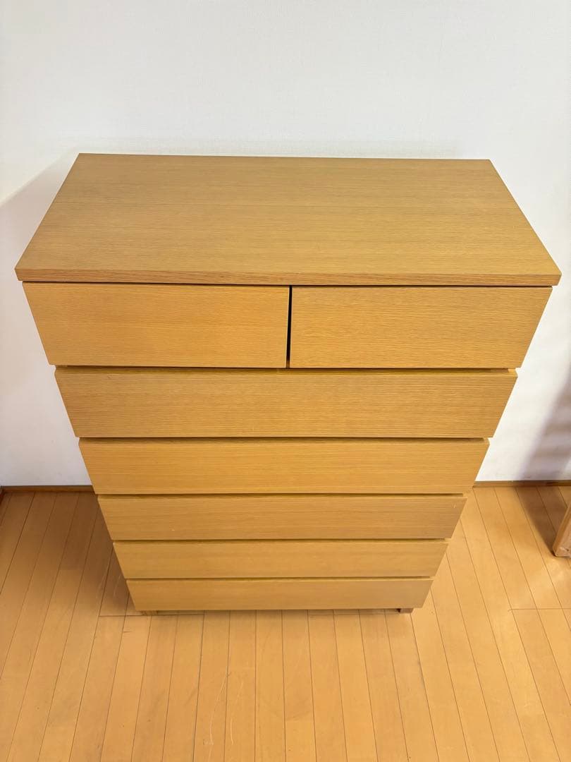 無印良品/良品計画　　チェスト　6段　オーク