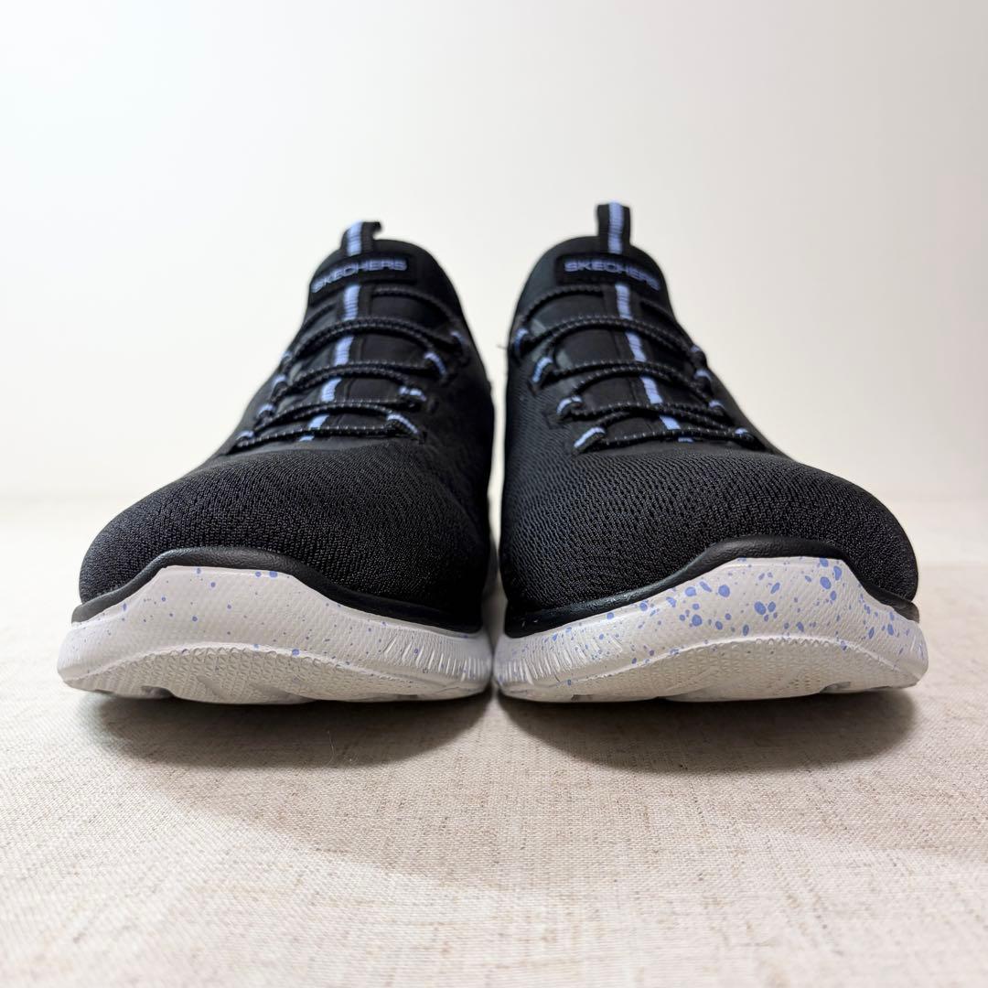 極美品★SKECHERS スケッチャーズ スリップインズ スリッポン 防水 幅広