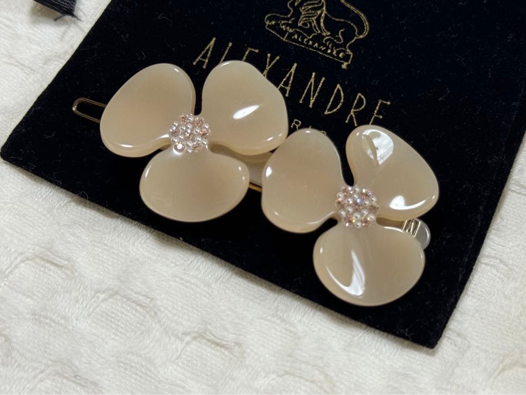 アレクサンドルドゥパリ　カメリア　ボールピン　ヘアピン　完売