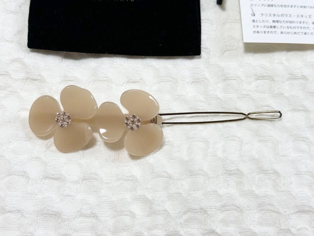 アレクサンドルドゥパリ　カメリア　ボールピン　ヘアピン　完売