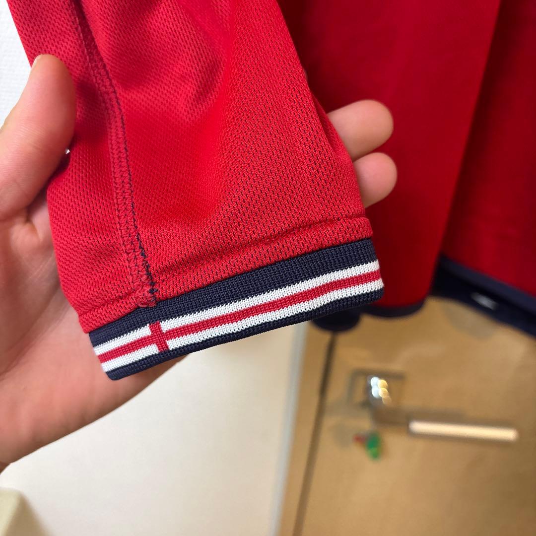 【珍品】イングランド代表 UNBRO ネイビー/レッド 長袖シャツ 10