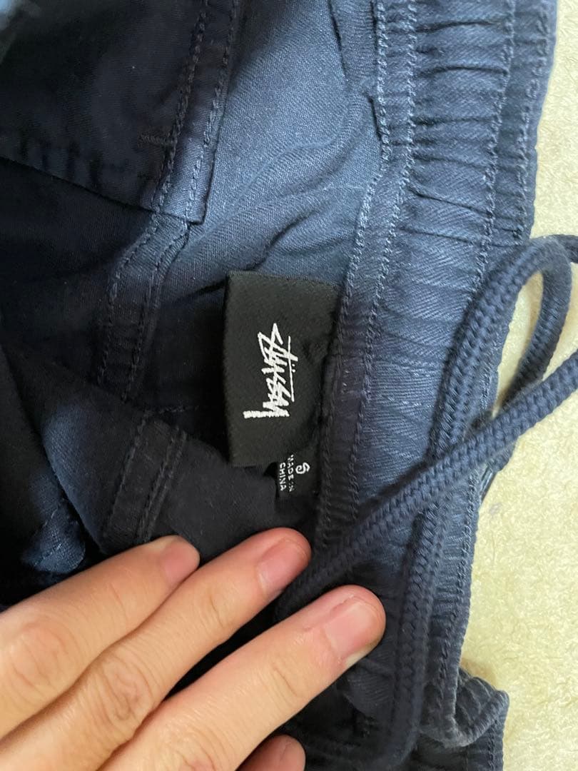 い*な様 STUSSY BEACH PANT COTTON TWILL NAVY