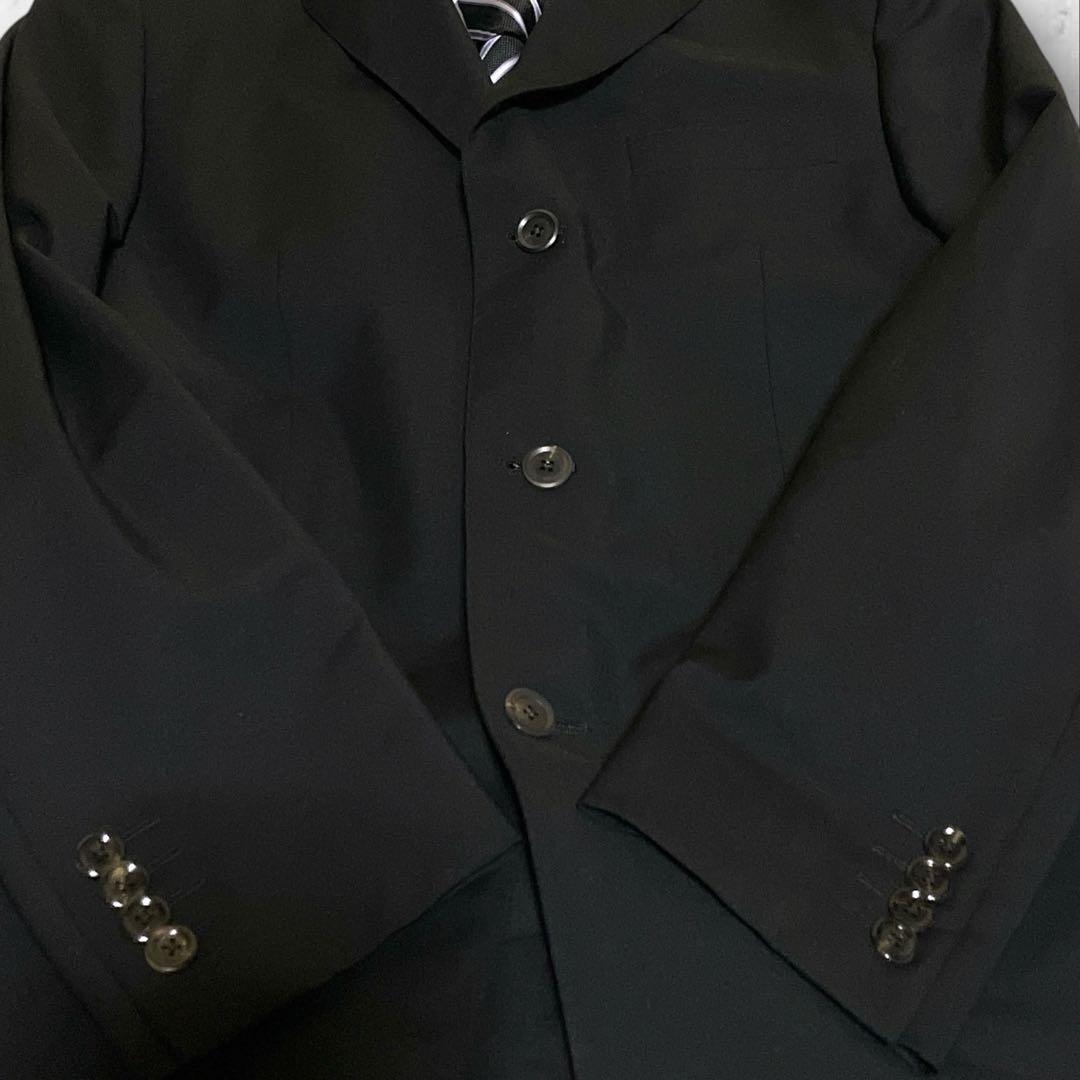 極美品☆ルイヴィトン☆スーツセットアップ☆裏地ロゴ☆モヘヤ混☆ブラック☆46☆M