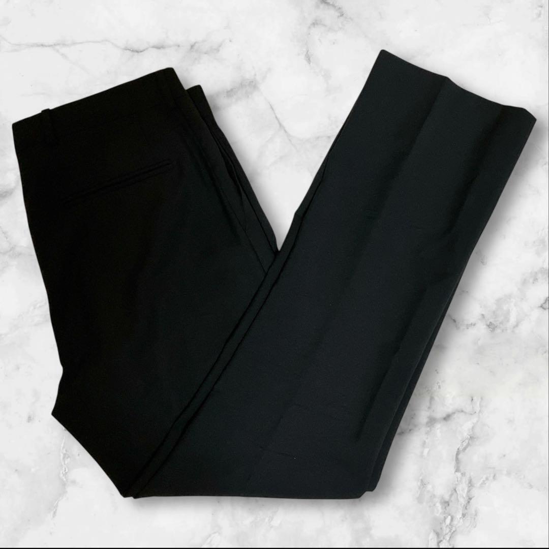 極美品☆ルイヴィトン☆スーツセットアップ☆裏地ロゴ☆モヘヤ混☆ブラック☆46☆M