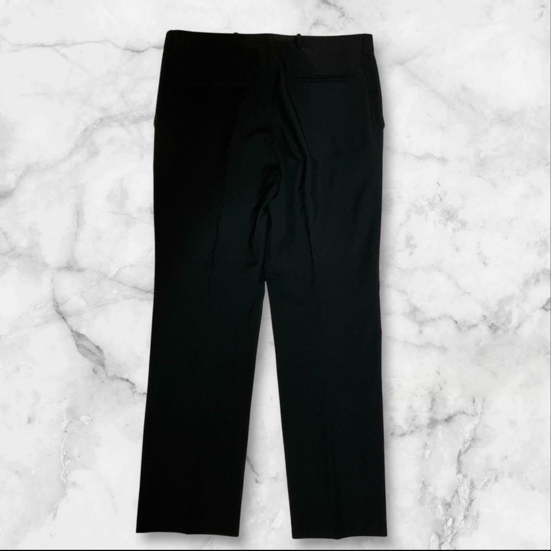 極美品☆ルイヴィトン☆スーツセットアップ☆裏地ロゴ☆モヘヤ混☆ブラック☆46☆M