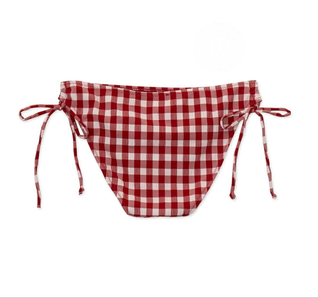 AIR SPACEギンガムチェック三角ビキニ