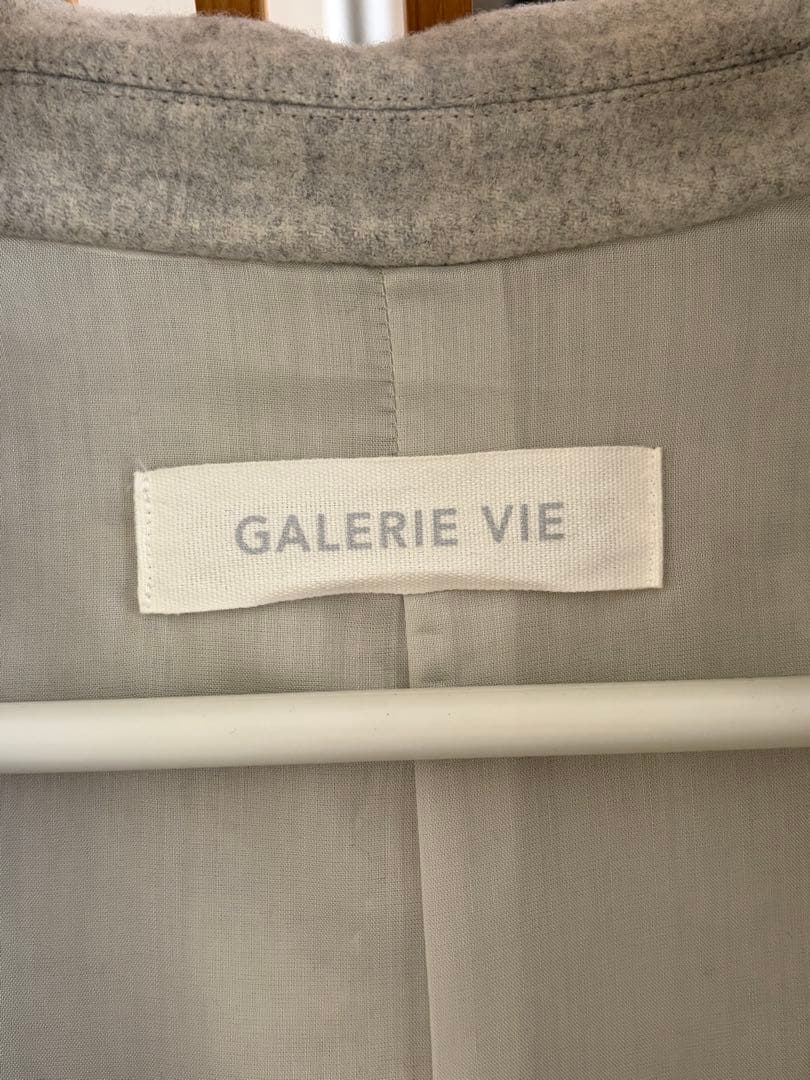 【美品】希少カラー　ギャルリーヴィー　ライトメルトン　コート　34