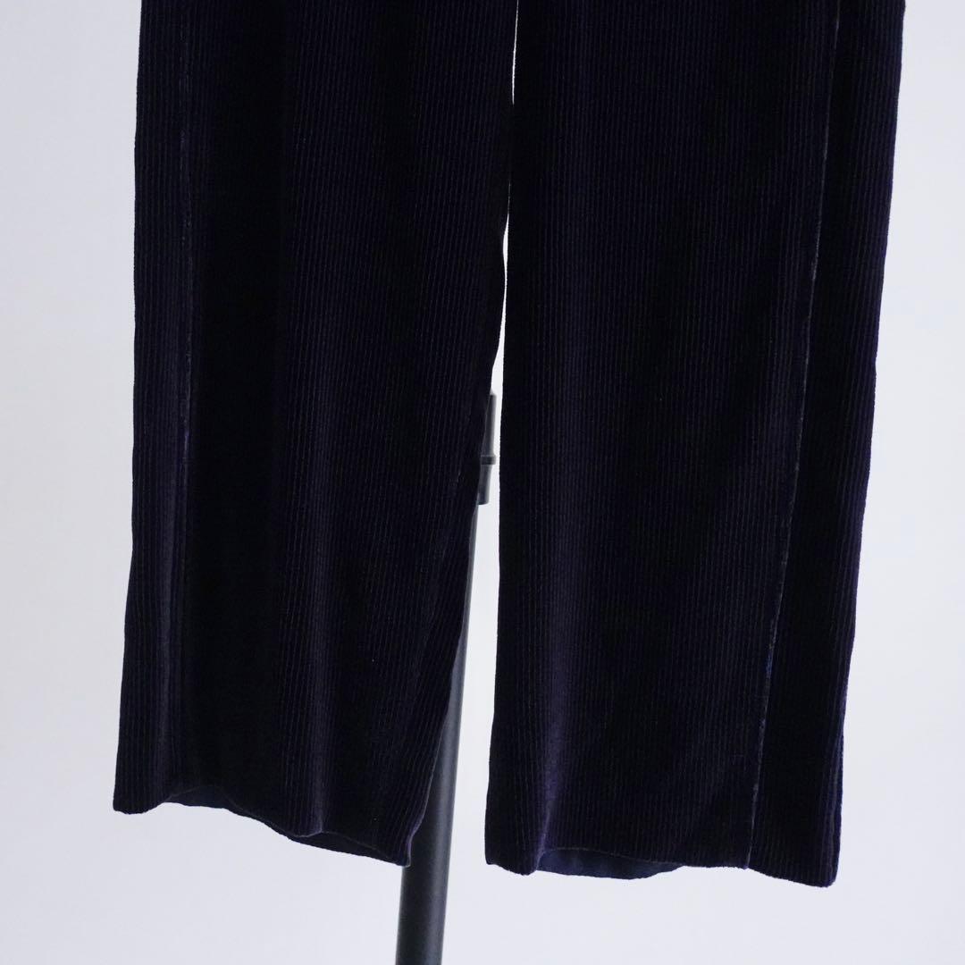 GIORGIO ARMANI レーヨンシルクナイロン　コーデュロイトラウザーズ