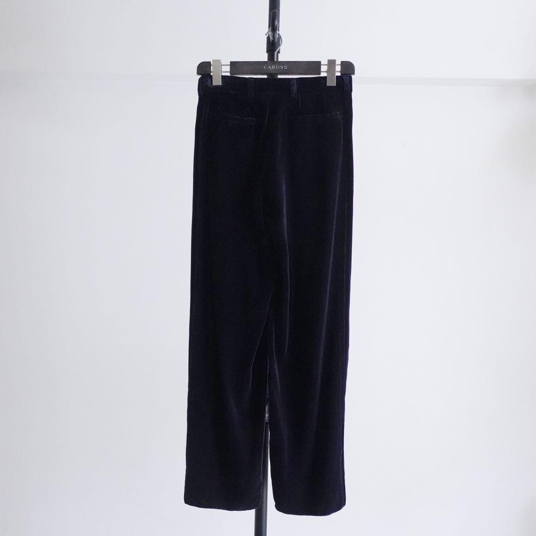 GIORGIO ARMANI レーヨンシルクナイロン　コーデュロイトラウザーズ